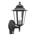 Rabalux - Lámpara de pared exterior con sensor 1xE27/60W/230V
