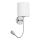 Rabalux - Lámpara de pared LED 1xE27/40W+LED/3W