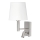 Rabalux - Lámpara de pared LED E27/40W + LED/3W