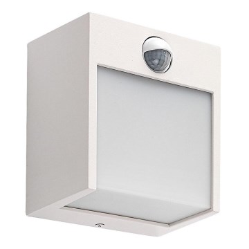 Rabalux - Lámpara de pared LED para exterior con sensor LED/12W/230V blanca IP44