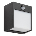 Rabalux - Lámpara de pared LED para exterior con sensor LED/12W/230V negro IP44