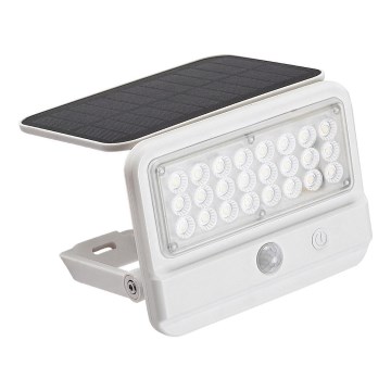 Rabalux - Lámpara de pared solar LED con sensor LED/7W/3,7V IP54 blanca 3000 mAh