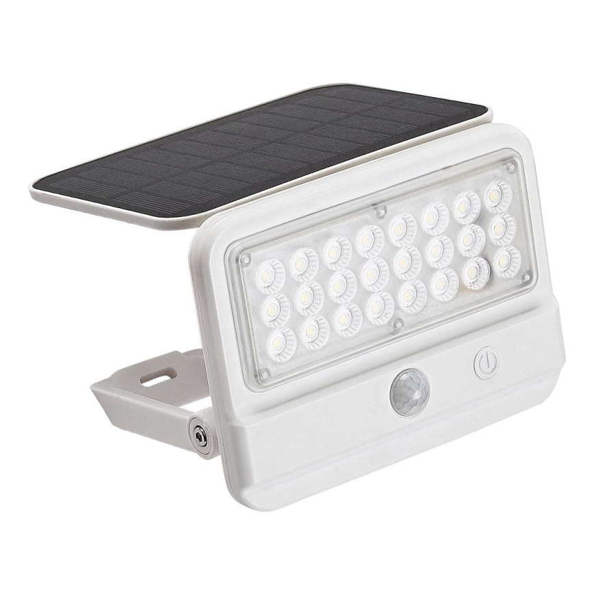Rabalux - Lámpara de pared solar LED con sensor LED/7W/3,7V IP54 blanca 3000 mAh