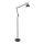 Rabalux - Lámpara de pie 1xE27/40W/230V negro/cromo brillante