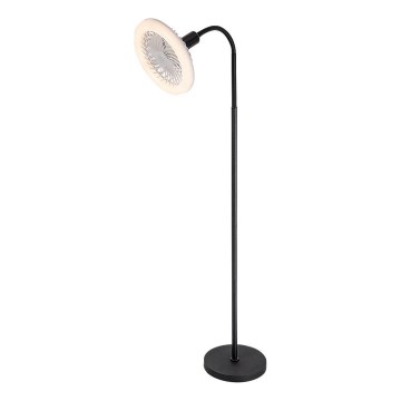 Rabalux - Lámpara de pie LED regulable con ventilador 1xE27/16W/230V 3000-6500K