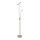 Rabalux - Lámpara de pie LED regulable LED/18,5W/230V + LED/4,5W cromo mate