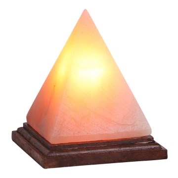 Rabalux - Lámpara de sal 1xE14/15W/230V, con base de acacia, 2,8 kg