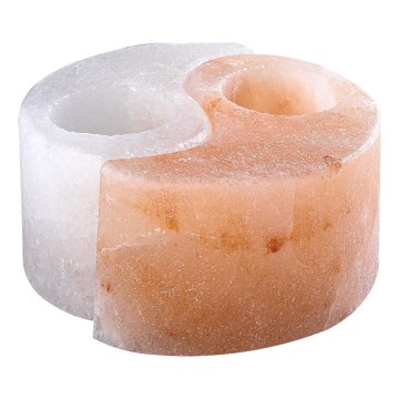 Rabalux - Lámpara de sal - portavelas naranja/blanco