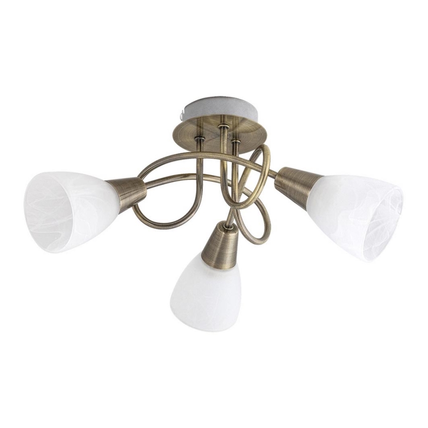 Rabalux - Lámpara de techo 3xE14/40W/230V latón