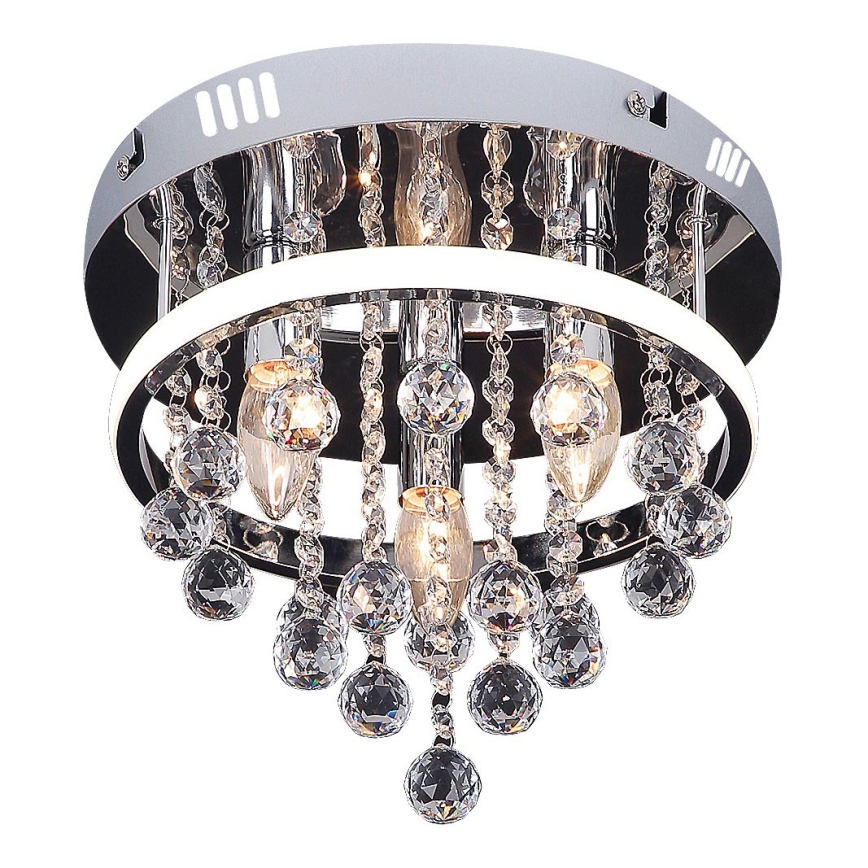 Rabalux - Lámpara de techo de cristal LED/20W/230V + 3xE14/40W