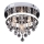 Rabalux - Lámpara de techo de cristal LED/20W/230V + 3xE14/40W
