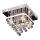 Rabalux - Lámpara de techo de cristal LED/23W/230V + 4xE14/40W