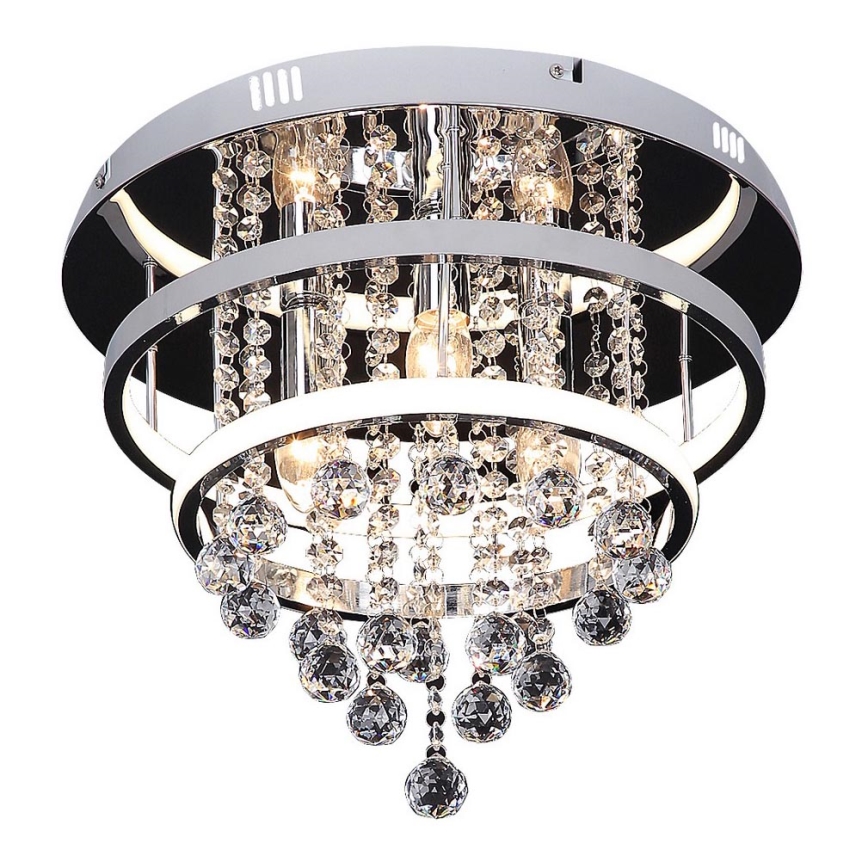 Rabalux - Lámpara de techo de cristal LED/32W/230V + 3xE14/40W