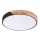 Rabalux - Lámpara de techo LED 24W/230V negro/roble, diámetro 41,5 cm