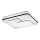 Rabalux - Lámpara de techo LED 40 W, 230 V, 48,5 x 48,5 cm