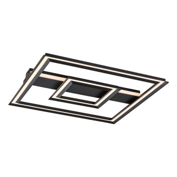 Rabalux - Lámpara de techo LED/48W/230V 3000K negra 48,5x48,5 cm