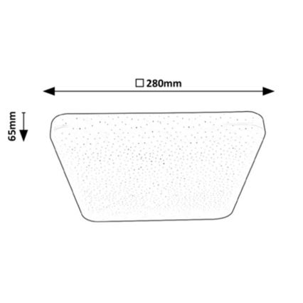 Rabalux - Lámpara de techo LED LED/12W/230V