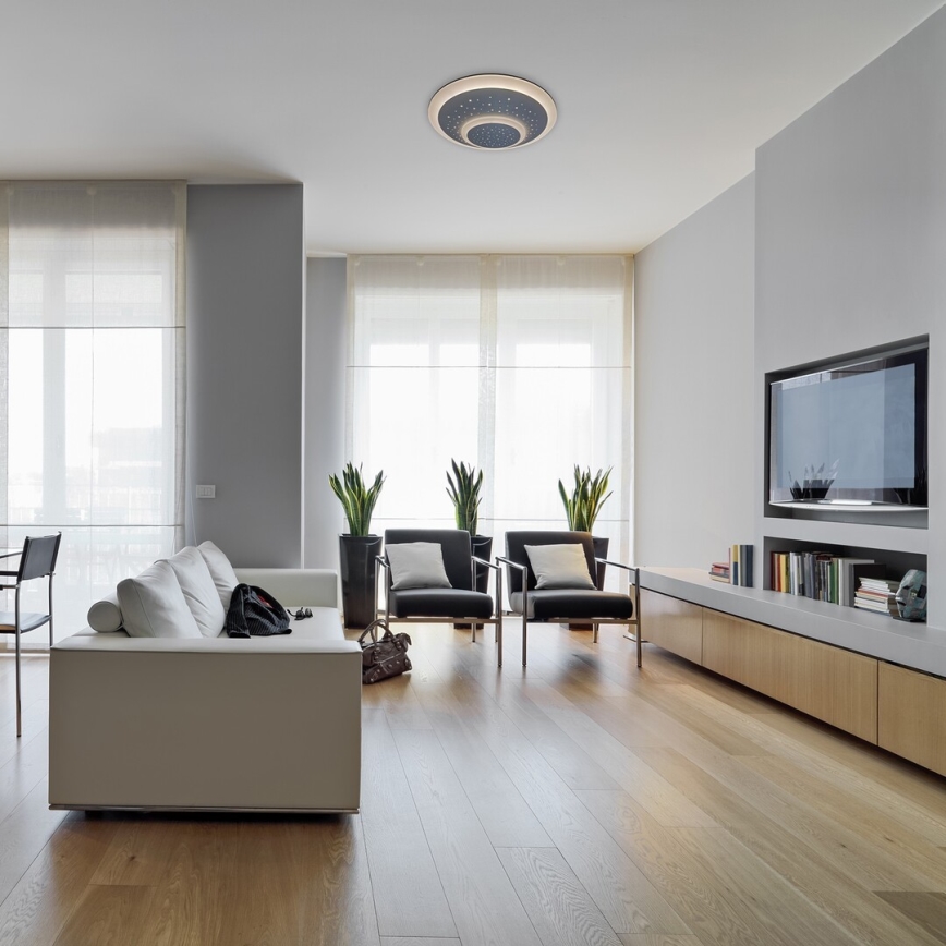 Rabalux - Lámpara de techo regulable LED/47W/230V 3000-6000K + mando a distancia Ø 48 cm