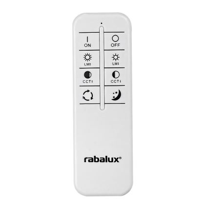 Rabalux - Lámpara de techo regulable LED/47W/230V 3000-6000K + mando a distancia Ø 48 cm