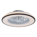 Rabalux - Lámpara de techo LED regulable con ventilador LED/48W/230V 3000-6500K + mando a distancia