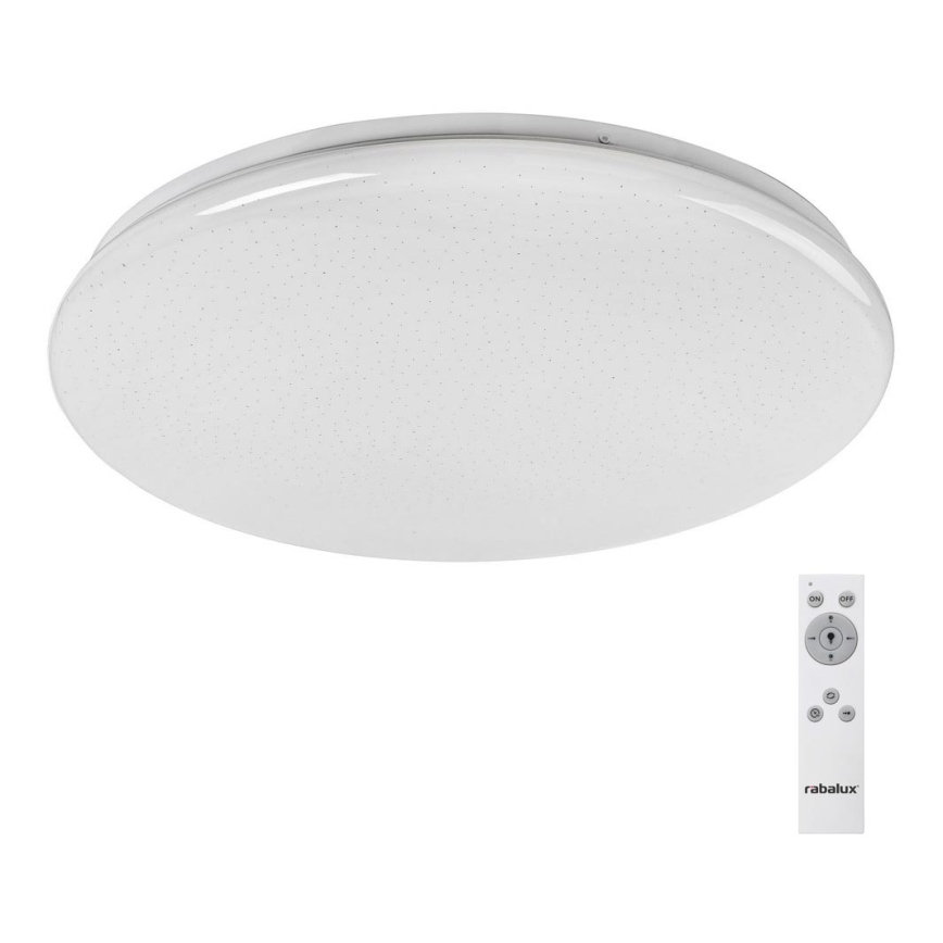 Rabalux - Lámpara de techo LED regulable STAR LED/36W/230V + mando a distancia, diámetro 40 cm
