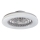 Rabalux - Lámpara de techo LED RGB regulable con ventilador LED/48W/230V 3000-6500K + mando a distancia