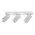 Rabalux - Lámpara de techo orientable 3xGU10/7W/230V blanca
