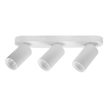Rabalux - Lámpara de techo orientable 3xGU10/7W/230V blanca