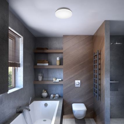 Rabalux - Plafón LED para baño LED/24W/230V IP54 3000K/4000K/6000K Ø 28 cm