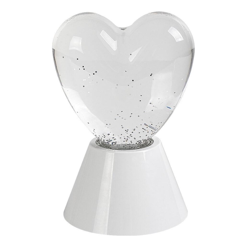 Rabalux - Lámpara decorativa LED RGB/0,8W/3xAA en forma de corazón
