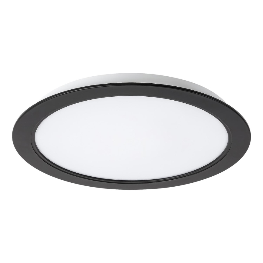 Rabalux - Lámpara empotrable LED LED/18W/230V diá. 22 cm negro