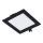 Rabalux - Lámpara empotrable LED LED/6W/230V 12x12 cm negro
