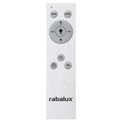 Rabalux - Lámpara de techo LED regulable LED/38W/230V 3000-6500K blanca + mando a distancia Ø 48 cm