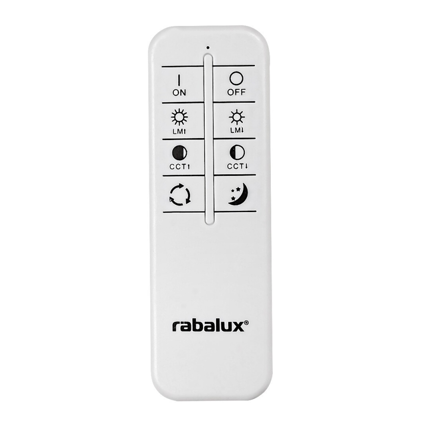 Rabalux - Lámpara de techo LED regulable LED/47W/230V 3000-6000K con mando a distancia