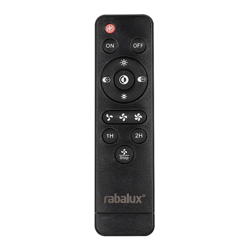 Rabalux - Lámpara de techo LED regulable con ventilador LED/30W/230V 3000-6000K + mando a distancia