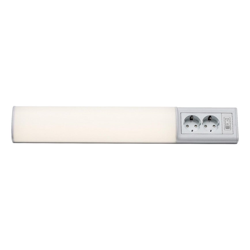 Rabalux - Lámpara LED debajo del gabinete con 2 enchufes LED/10W/230V 4000K 50 cm blanco