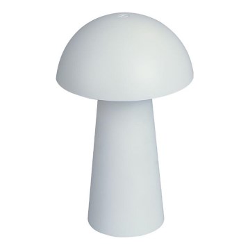 Rabalux - Lámpara LED exterior recargable táctil regulable LED/1,5W/5V IP44 1200 mAh USB blanco
