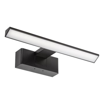 Rabalux - Lámpara LED para espejo de baño LED/6W/230V IP44 30 cm negro