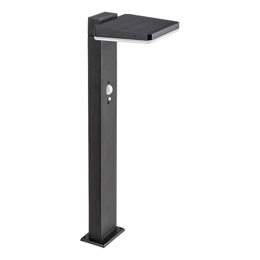 Rabalux - Lámpara solar exterior LED regulable con sensor LED/4,4W/3,7V IP54 antracita 2200 mAh