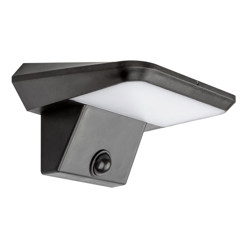 Rabalux - Lámpara solar LED con sensor LED/10W/3,7V IP44 1200 mAh