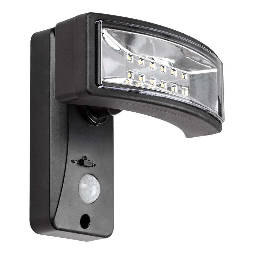 Rabalux - Lámpara solar LED con sensor LED/2,4W/3,7V IP44 1200 mAh