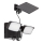 Rabalux - Lámpara solar LED de pared flexible con sensor y panel externo 2xLED/5W/3,7V IP54 negro 600 mAh