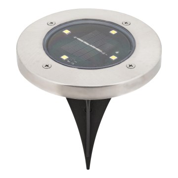 Rabalux - Lámpara solar LED exterior con sensor LED/0,24W/1xAA 400 mAh negra IP44