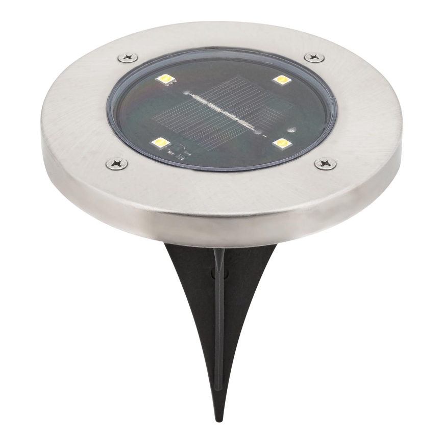 Rabalux - Lámpara solar LED exterior con sensor LED/0,24W/1xAA 400 mAh negra IP44