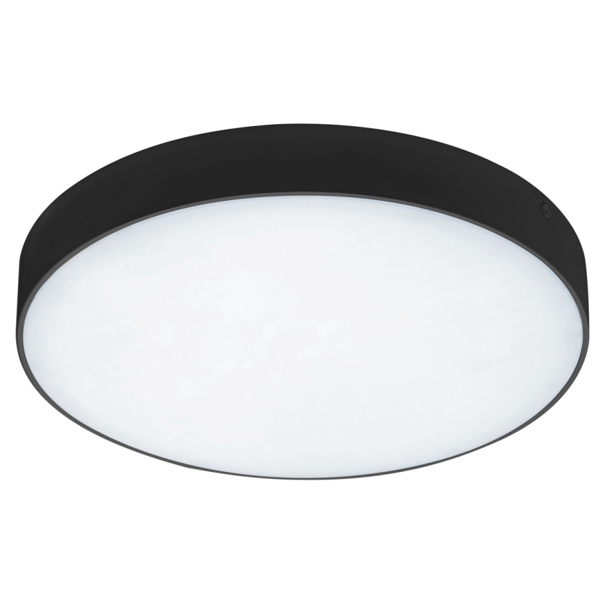 Rabalux - Plafón LED para baño 24W/230V 2800K/4000K/6000K IP44 negro Ø 30 cm