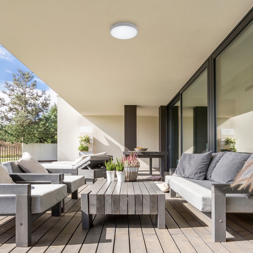 Rabalux - Lámpara de techo LED/24W/230V 2800-6000K IP44 blanco Ø 30 cm