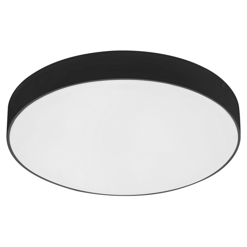 Rabalux - Plafón LED/18W/230V 2800-6000K IP44 negro, Ø 17,5 cm