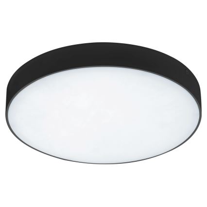 Rabalux - Plafón LED/18W/230V 2800-6000K IP44 negro, Ø 17,5 cm