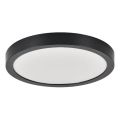 Rabalux - Luminaria de techo LED para baño LED/30W/230V Ø 30 cm IP44 negra