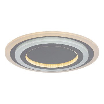 Rabalux - Luminaria de techo LED regulable LED/56W/230V 3000/4000/6000K cromo mate + mando a distancia diámetro 45 cm
